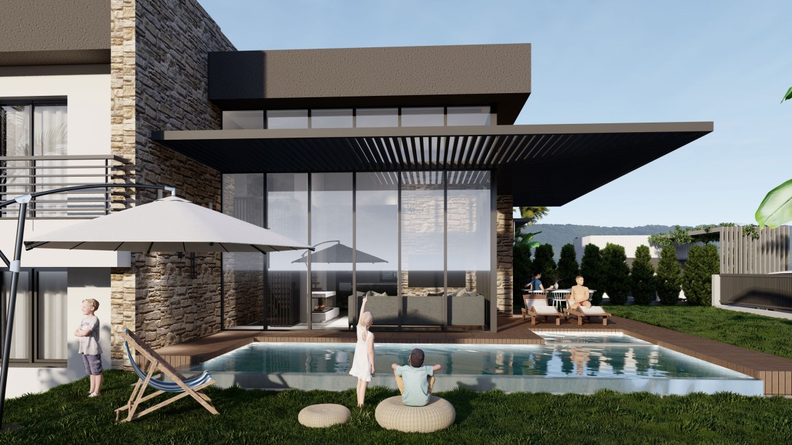 Datça Sarıliman Mevkii Karaincir Tatil Köyü Arya-Ville Konakları<br><br>