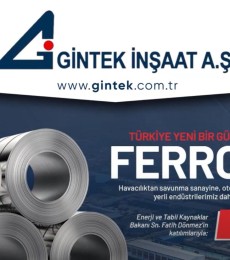 Turkey gains a new power! Turkey’s first Ferroboron Production Plant is coming to life with Gintek’s expertise.
