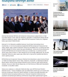 2013.08.02 BOTAŞ’s Compressor Station in Erzincan Commissioned