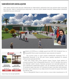 2015.06.30 Agricultural Museum to Open at EXPO 2016