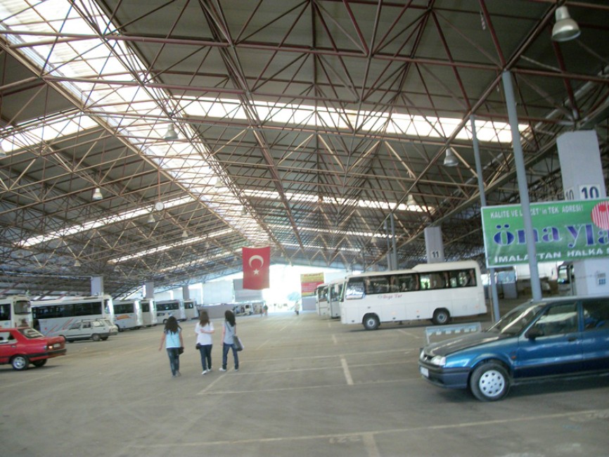Construction of Çanakkale Biga Municipality Space Frame System Covered Marketplace